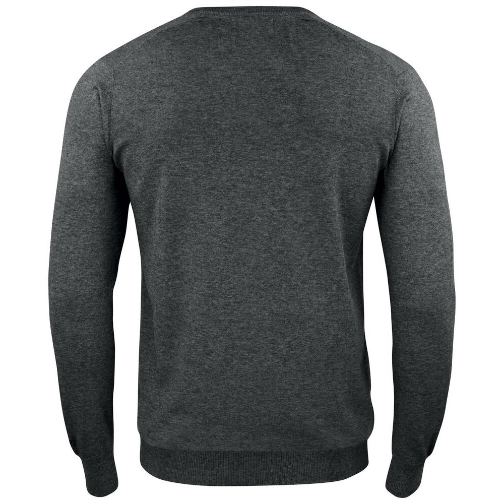 Oakville V-neck Men - Anthracite Melange - Image 2