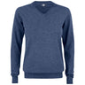 Oakville V-neck Women - Navy Melange - Image 1