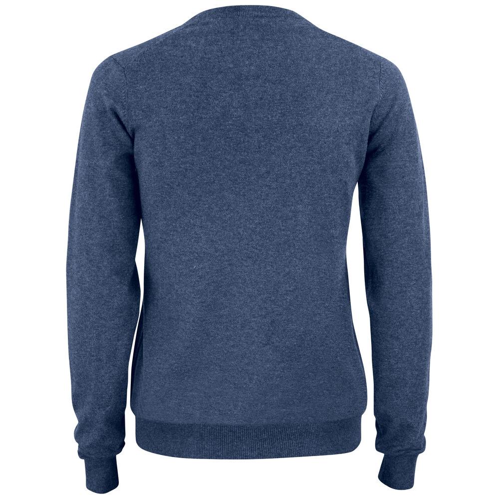 Oakville V-neck Women - Navy Melange - Image 2