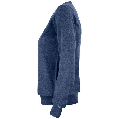 Oakville V-neck Women - Navy Melange - Image 3