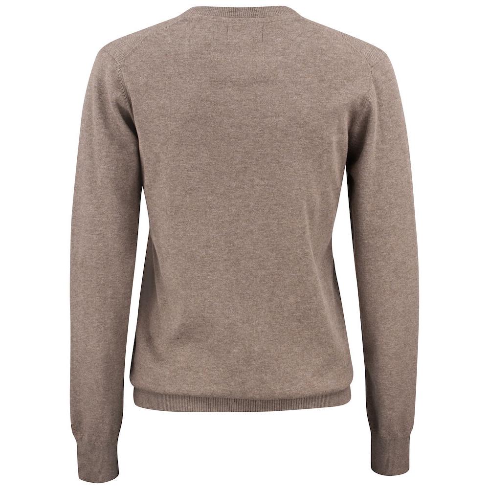 Oakville V-neck Women - Nougat Melange - Image 2