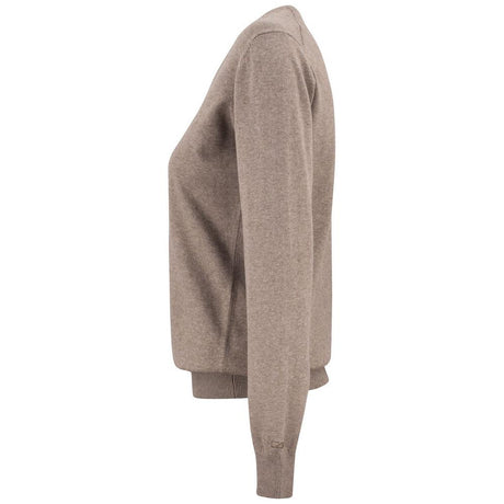 Oakville V-neck Women - Nougat Melange - Image 3