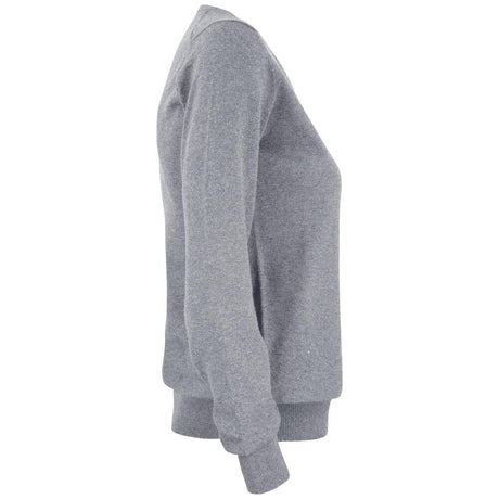 Oakville V-neck Women - Grey Melange - Image 4