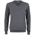 Oakville V-neck Women - Anthracite melange - Image 1