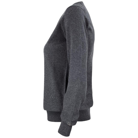 Oakville V-neck Women - Anthracite melange - Image 3