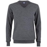 Oakville V-neck Women - Anthracite Melange - Image 1