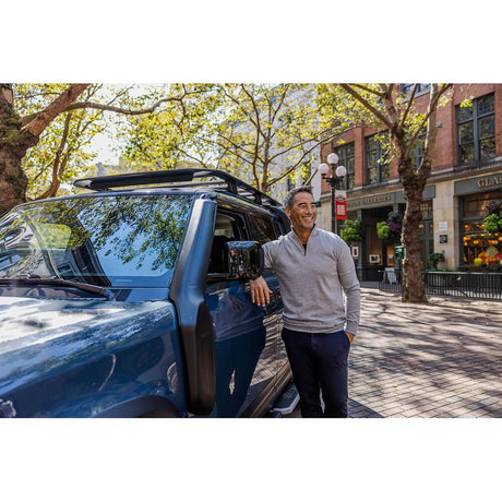 Everett Half Zip Sweater - Dark Navy - Image 5