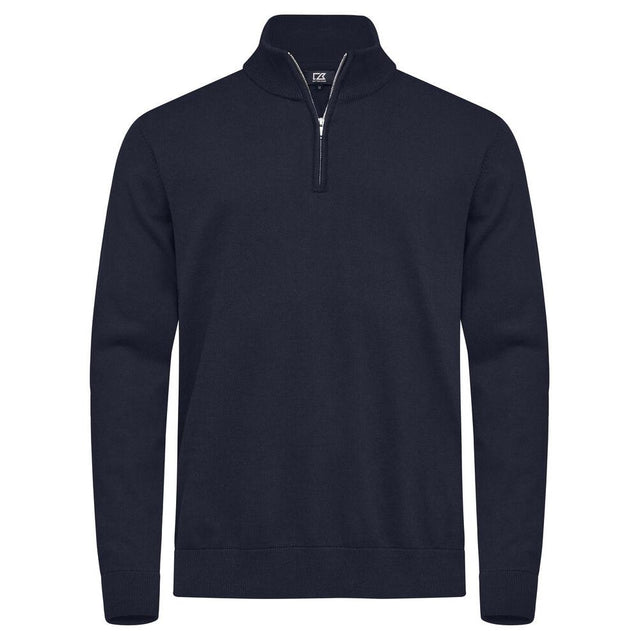 Oakville Half Zip Sweater Men - Dark Navy - Image 1