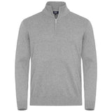 Oakville Half Zip Sweater Men - Grey Melange - Image 1