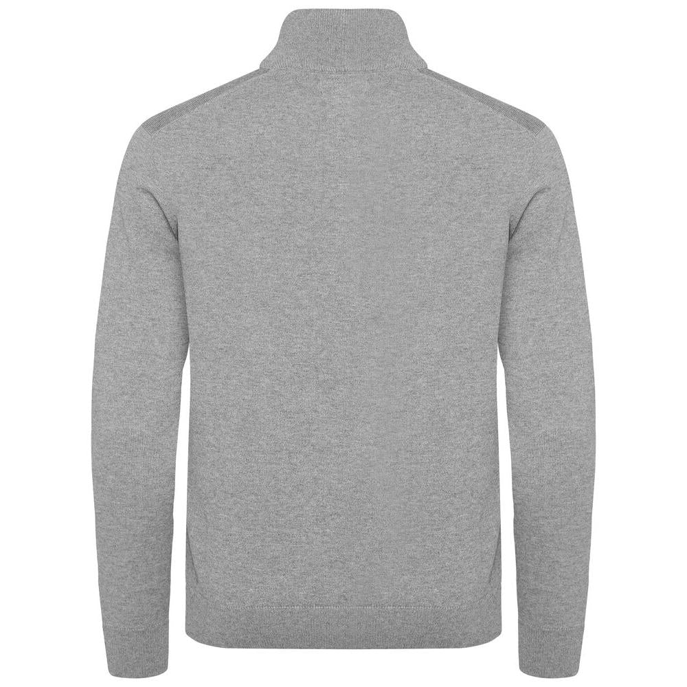 Oakville Half Zip Sweater Men - Grey Melange - Image 2
