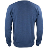 Everett V-neck Men - Denim Melange - Image 2