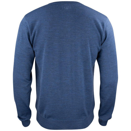 Everett V-neck Men - Denim Melange - Image 2