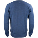 Everett V-neck Men - Denim Melange - Image 2