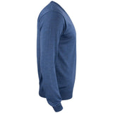 Everett V-neck Men - Denim Melange - Image 4