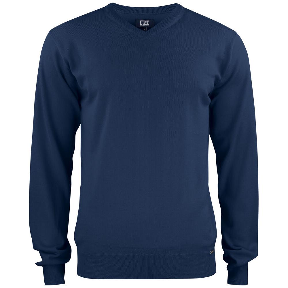 Everett V-neck Men - Dark Navy - Image 1