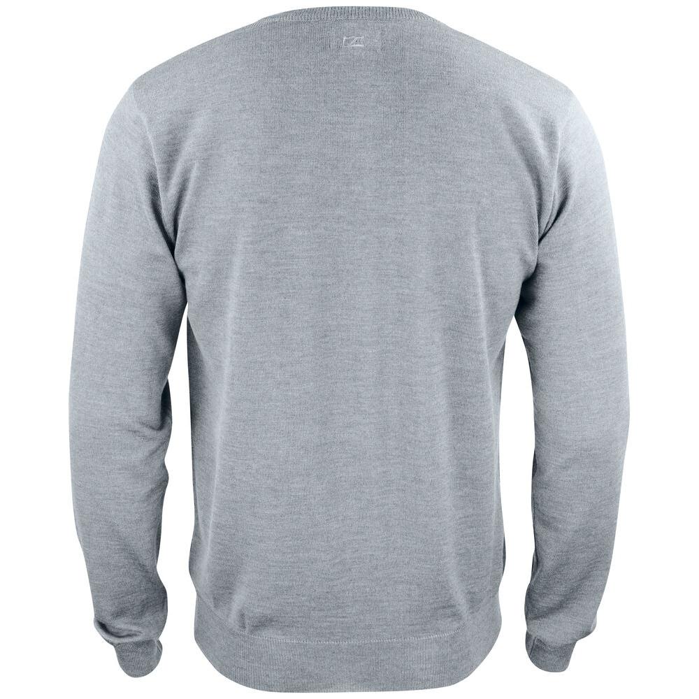 Everett V-neck Men - Grey Melange - Image 2
