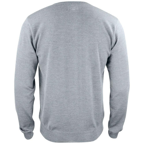 Everett V-neck Men - Grey Melange - Image 2