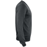 Everett V-neck Men - Anthracite Melange - Image 4