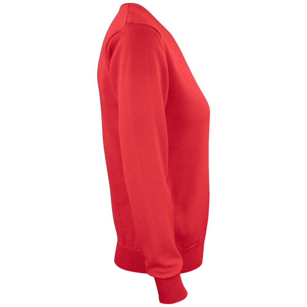 Everett V-neck Women - Red - Image 4