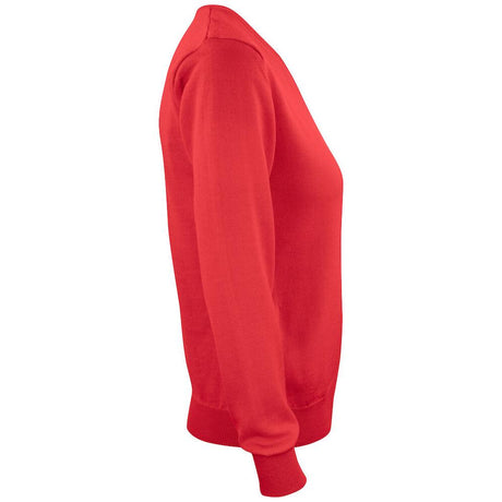 Everett V-neck Women - Red - Image 4