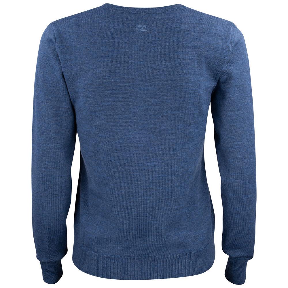 Everett V-neck Women - Denim Melange - Image 2