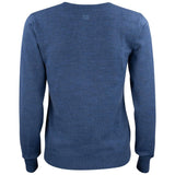 Everett V-neck Women - Denim Melange - Image 2