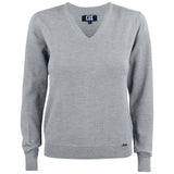 Everett V-neck Women - Grey Melange - Image 1
