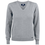 Everett V-neck Women - Grey Melange - Image 1