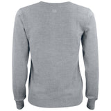 Everett V-neck Women - Grey Melange - Image 2