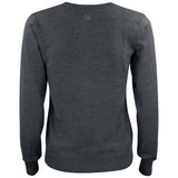 Everett V-neck Women - Anthracite melange - Image 2