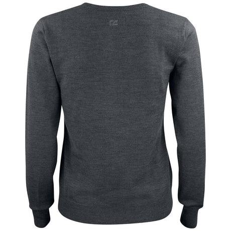Everett V-neck Women - Anthracite melange - Image 2