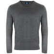 Vernon V-neck Men - Anthracite Melange - Image 1