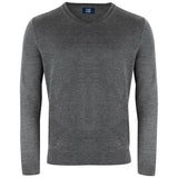 Vernon V-neck Men - Anthracite Melange - Image 1