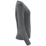 Vernon V-neck Women - Anthracite Melange - Image 4