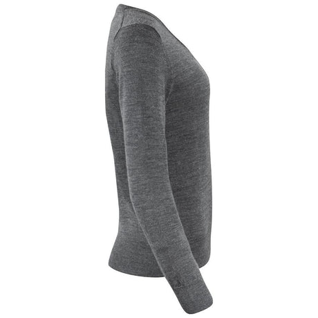 Vernon V-neck Women - Anthracite Melange - Image 4