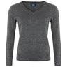 Vernon V-neck Women - Anthracite Melange - Image 1