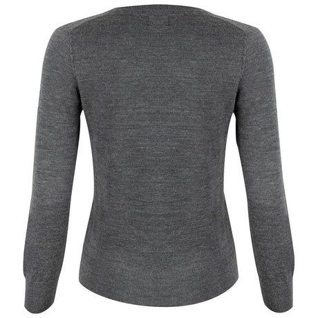 Vernon V-neck Women - Anthracite Melange - Image 2