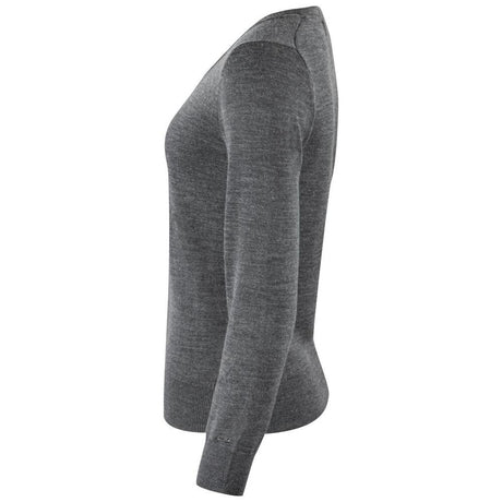 Vernon V-neck Women - Anthracite Melange - Image 3