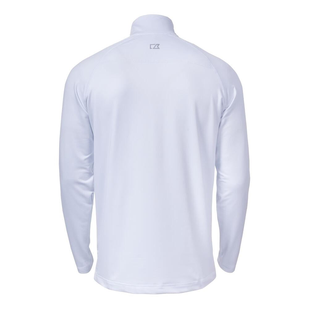 Coos Bay Half Zip Men - White - Image 2