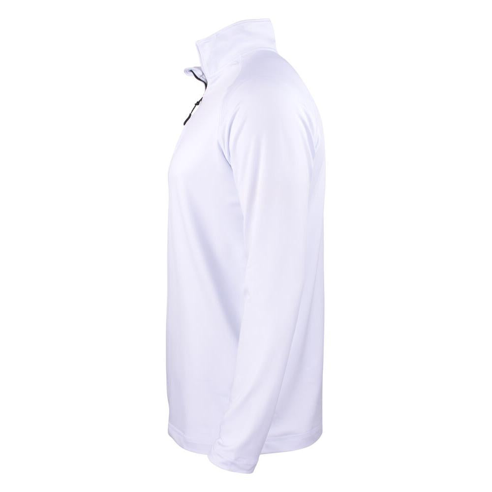 Coos Bay Half Zip Men - White - Image 3