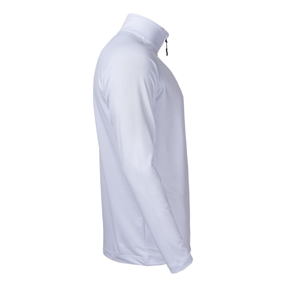 Coos Bay Half Zip Men - White - Image 4