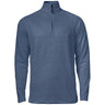 Coos Bay Half Zip Men - Slate Blue Melange - Image 1