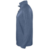 Coos Bay Half Zip Men - Slate Blue Melange - Image 3