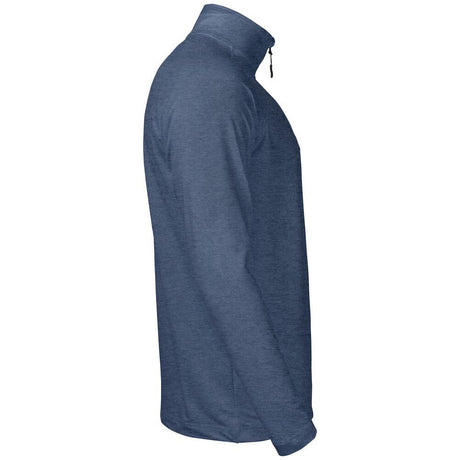 Coos Bay Half Zip Men - Slate Blue Melange - Image 4