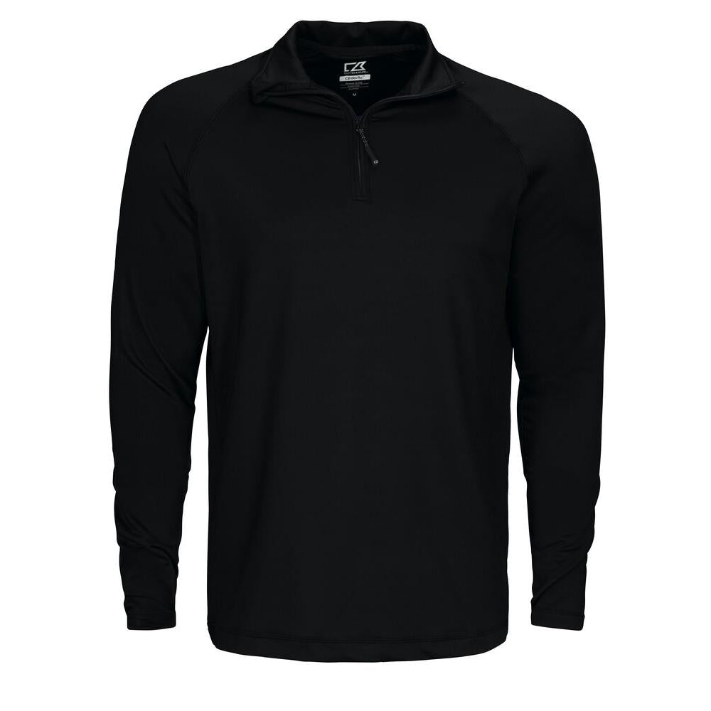 Coos Bay Half Zip Men - Black - Image 1