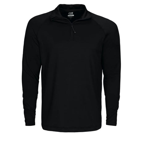 Coos Bay Half Zip Men - Black - Image 1