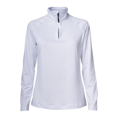 Coos Bay Half Zip Women - White - Image 1