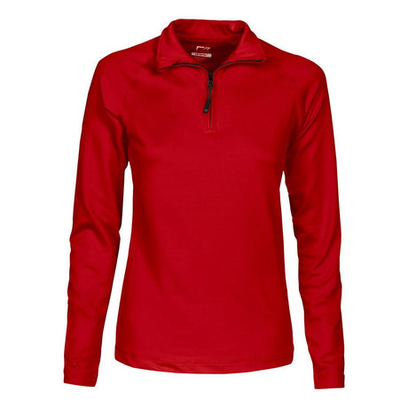 Coos Bay Half Zip Women - Red - Image 1