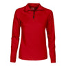 Coos Bay Half Zip Women - Red - Image 1