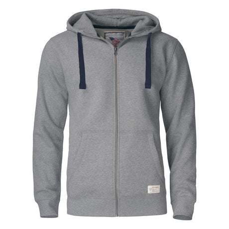 Twisp Hood Full Zip Men - Grey Melange - Image 1